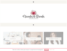 Tablet Screenshot of eltocadordebrenda.com